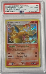 Charizard - 1/99 - Promotional - Cracked Ice Holo Evolutions Pack/2009 Fall Collector's Tins Exclusive - PSA 8